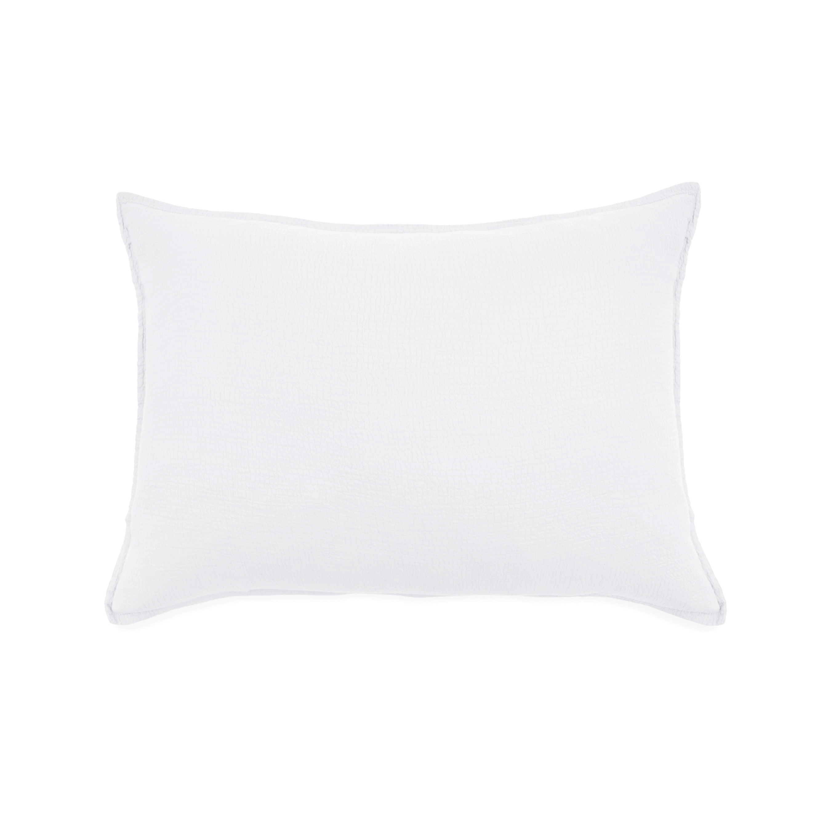 Waverly Cotton Duvet Cover Set-28x36 Big Pillow With Insert-White-Pom Pom at Home