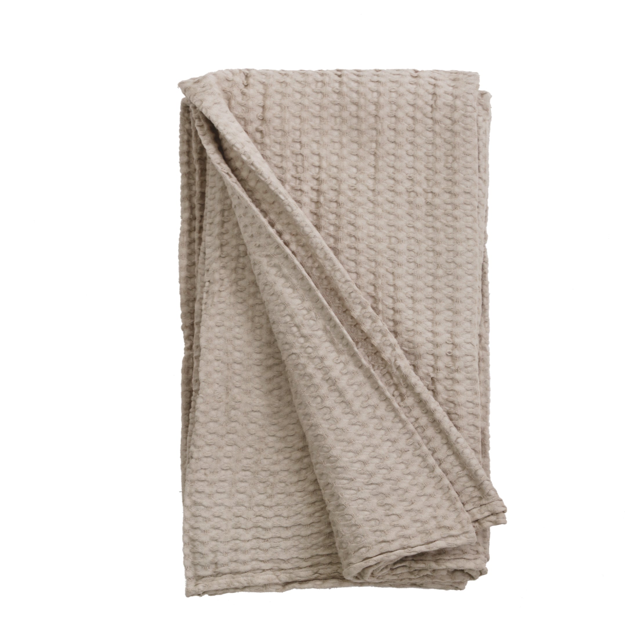 Zuma Oversized Throw-60" x 90" (Twin)-Natural-Pom Pom at Home